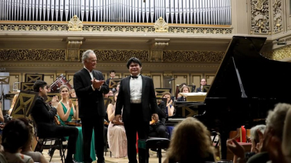 Când muzica se vede cu inima. Concertul lui Nobuyuki Tsuji la Ateneu