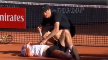 Scenă dureroasă la ATP Roma. Cum a reacționat liderul mondial Jannik Sinner VIDEO