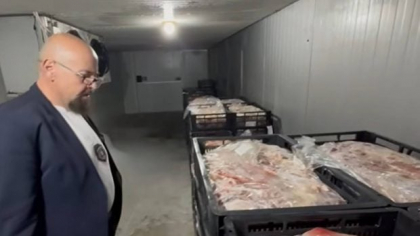 O tonă și jumătate de carne expirată urma să ajungă în shaormerii. Piedone a închis o fabrică de lângă Capitală