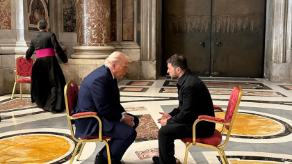 Zelenski crede că Trump vede lucrurile „puţin diferit” de la întâlnirea lor de la Vatican