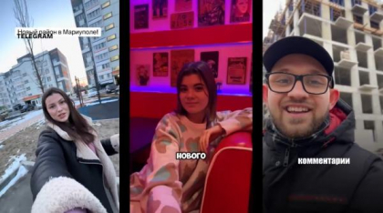 „Orașul nostru rusesc!” Cum promovează influencerii lui Putin o imagine idilică a vieții în Mariupolul ocupat