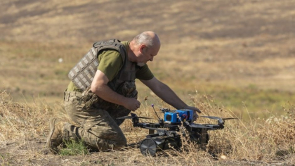 Ucrainenii au folosit pentru prima dată drona „Regina viespilor” cu lansator de grenade împotriva forțelor ruse