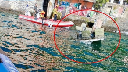 Pontonul de pe Lacul Como s-a prăbușit după ce 60 de copii s-au urcat pe el