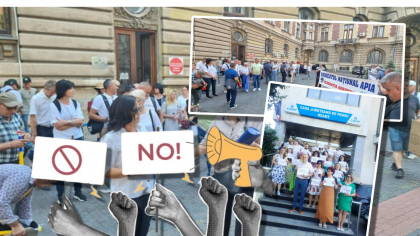 Sindicaliștii, din nou în stradă, chiar în ziua când guvernul își asumă răspunderea pe măsurile de austeritate. ”Vrem dialog real, nu simulări de consultare”