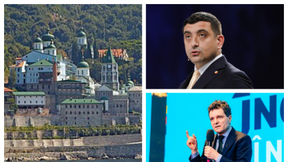 Un călugăr de la Athos a avut o viziune despre alegeri. Ce i s-a arătat când s-a rugat pentru Nicușor Dan și George Simion