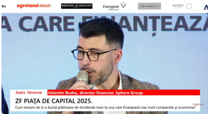 Valentin Budeş, director financiar, Sphera Group: Există potenţial de creştere pe toate pieţele pe care activăm, pe toate brandurile şi suntem în discuţii cu francizori internaţionali pentru noi branduri