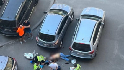 Șef din serviciile secrete ucrainene, executat pe stradă, în plină zi. Asasinul a fugit de la locul faptei VIDEO