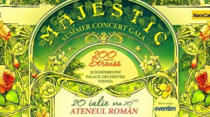 „Majestic Summer Concert Gala - 200 Years of Johann Strauss” te poartă într-o călătorie imperială la Ateneul Român
