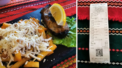 Cât a plătit un turist român în Bulgaria, pentru o supă de pui și o ceafă de porc cu piure