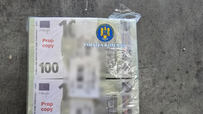 Miliardul de euro în „bancnote contrafăcute” era de fapt recuzită pentru filme. Cum explică Poliția confiscarea „banilor”