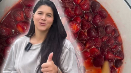 Geta Sterp, rețetă pentru dulceață de căpșune. Secretul vedetei pentru ca fructele să rămână întregi