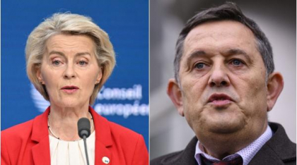 Ursula von der Leyen despre moțiunea de cenzură inițiată de Gheorghe Piperea (AUR): "Rețetă de manual a admiratorilor lui Putin"