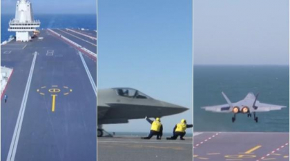 China a testat „catapulta electromagnetică” pe cel mai modern portavion al său. Un singur portavion al SUA mai are un sistem similar