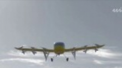 Un avion fără pilot a fost testat la 120 de metri altitudine. Are patru locuri și poate fi controlat de la sol
