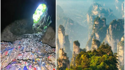 Descoperire șocantă în munții „plutitori” care au inspirat „Avatar”. Grămezi de gunoi „cât 7-8 etaje înălțime” sunt scoase cu macaraua