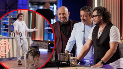 Masterchef 15 septembrie 2025. Moment inedit, un câine dă verdictul înaintea celor trei chefi. Ce preparat a degustat