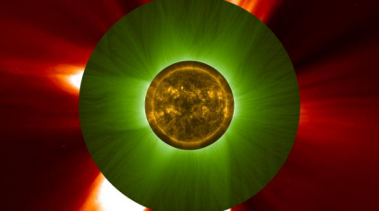Imagini spectaculoase cu coroana solară: ESA a simulat o eclipsă și a fotografiat Soarele ca niciodată până acum