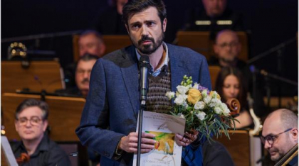 George Cornilă citește romanul Silex la Radio România Cultural