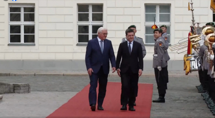 Nicușor Dan, primit de președintele Germaniei. Șeful statului se află în vizită oficială la Berlin