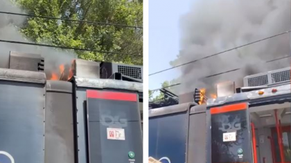 Clipe de groază pentru turiștii din Italia: un tren a luat foc! 2 români fac dezvăluiri cutremurătoare: ”Oamenii au început să se panicheze”