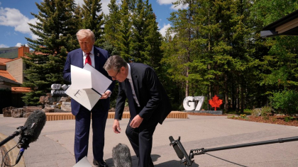 Trump a scăpat un acord comercial, Meloni și-a dat ochii peste cap la discuțiile cu Macron. Momente virale la Summitul G7