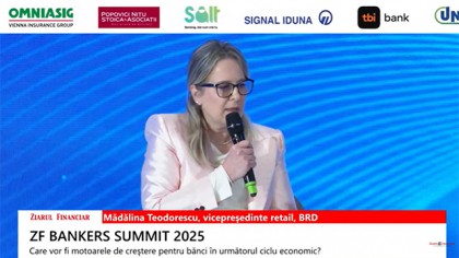 ZF Bankers Summit 2025. Românii încep să-şi schimbe comportamentul. Creditarea de consum s-a îmbunătăţit, dinamica semnificativă este pe economisire şi digital, iar zona ipotecară loializează clientul pe termen lung, dar interesul tot mai mare se duce către zona de experienţe, călătorii, amenajarea unei locuinţe