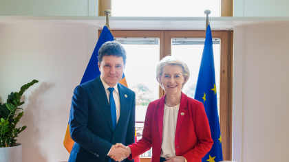 Nicușor Dan, declarații după ședința Consiliului European și întâlnirea cu Ursula von der Leyen