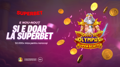 (P) Gates of Olympus Super Scatter – e nou-nouț, super așteptat și exclusiv la Superbet!