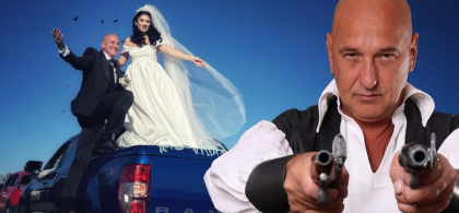 Cristian Caloeanu de la „Haiducii lui 7 Cai” a făcut nuntă mare! Cum a arătat mireasa însărcinată în 5 luni și cine a fost invitatul surpriză? „A fost un maraton muzical”