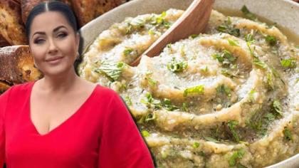 Gabriela Cristea dezvăluie secretul pentru o salată de vinete perfectă! Ingredientul folosit de vedetă: „Nu vreau să avem probleme cu stomacul”