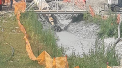 Conducta Tuzla-Podișor traversează Dunărea