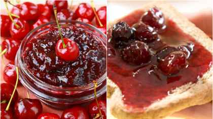 Dulceață de vișine parfumată, cu gust perfect dulce-acrișor, textură fină și culoare seducătoare. Un strop de amaretto pentru o aromă prețioasă