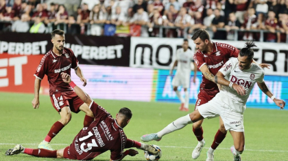 Duel intens în Giulești, în Superligă: Rapid „i-a smuls” un punct lui CFR Cluj