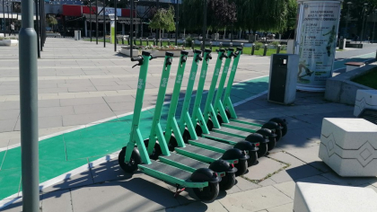 Trotinetele electrice, interzise în weekend în parcuri și în centrul unui oraș din România