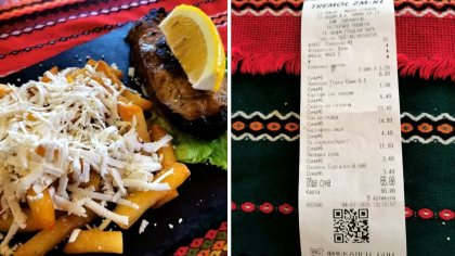 Cât a trebuit să scoată din buzunar un turist român pentru o supă de pui și o ceafă de porc cu cartofi în Bulgaria
