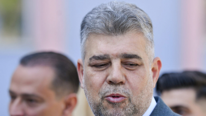 Marcel Ciolacu, în drum spre sediul de campanie: Va fi un scor strâns, am emoții mai mari decât în 2024