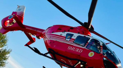 Copii cu arsuri, transferaţi cu avionul SMURD de la Satu Mare la Iaşi