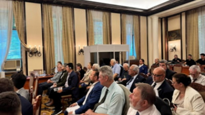 Angajați din instituții finanțate de statul român au mers la o conferință la Ambasada Rusiei. În paralel, s-a lansat și Mișcarea Internațională a Rusofililor (MIR) din România