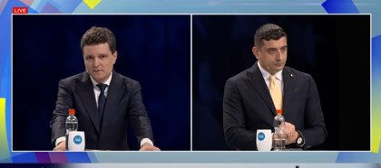 Ciocnire între Nicușor Dan și George Simion pe tema războiului din Ucraina: “România condusă de Simion va bloca sprijinul UE pentru Ucraina” / „Poziția noastră trebuiesă fie în acord cu interesele noastre naționale, nu în genunchi ca înaintașul dumneavoastră, Klaus Iohannis”