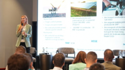 Alina Popa (OMV Petrom) la Quarterly Report: „Neptun Deep avansează și progresează foarte bine, conform graficului”