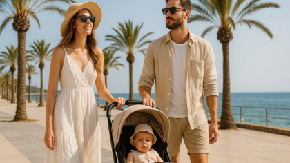 Prima vacanță al lui bebe merită un cărucior de Insta-story