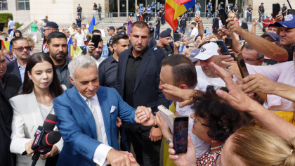 Susținători ai lui C. Georgescu, amendați