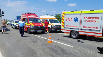 Carambol pe Autostrada Soarelui: Planul Roșu activat după un accident cu zeci de mașini