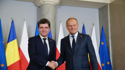 Nicușor Dan, discurs la Varșovia. Este prima vizită internațională a președintelui ales. Cele mai importante declarații