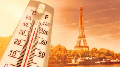 Cod roşu de caniculă în Paris, azi e punctul culminant de temperaturi extreme. Turnul Eiffel va fi închis publicului două zile