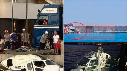 Elicopter cu turiști, prăbușit în mare. Printre pasageri, o femeie însărcinată. Pilotul a fost arestat