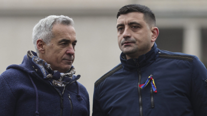 Surpriza dimineții! George Simion și Călin Georgescu, împreună la vot