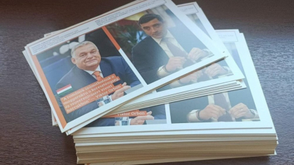 Pliante controversate cu George Simion și Viktor Orban, distribuite în Transilvania. Reacţia UDMR