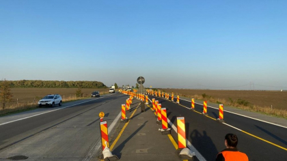 Trafic restricționat pe Autostrada A2 București - Constanța. Se fac lucrări de reparații