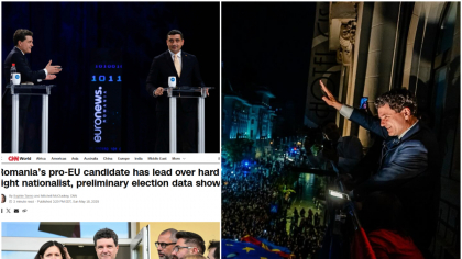 CNN, despre victoria lui Nicușor Dan: „L-a învins pe contracandidatul său într-o dezbatere”